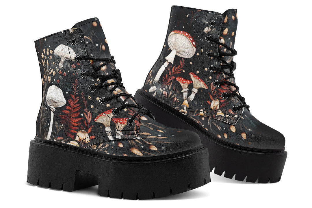 Faery Fungi Platform Boots