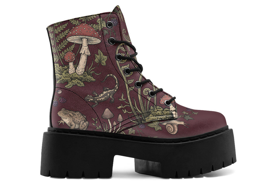 Fern Frenzy Platform Boots