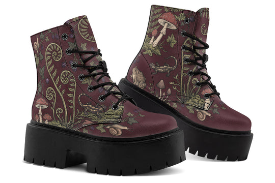 Fern Frenzy Platform Boots
