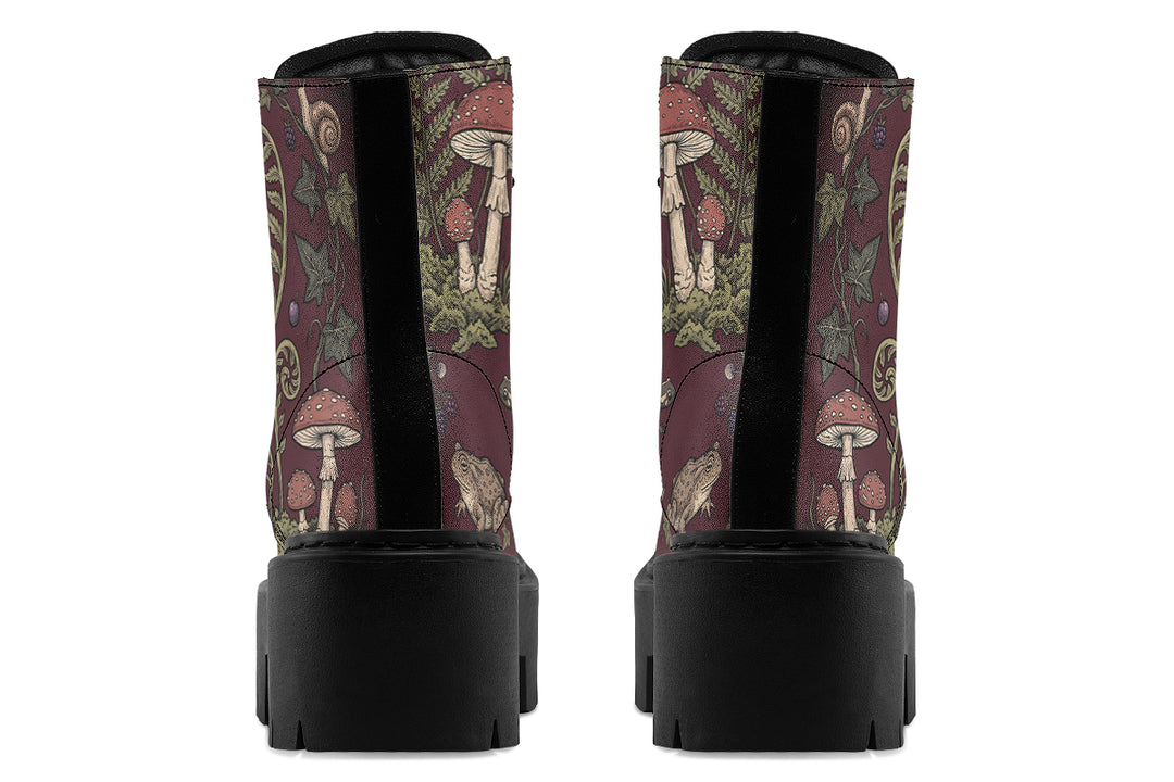Fern Frenzy Platform Boots