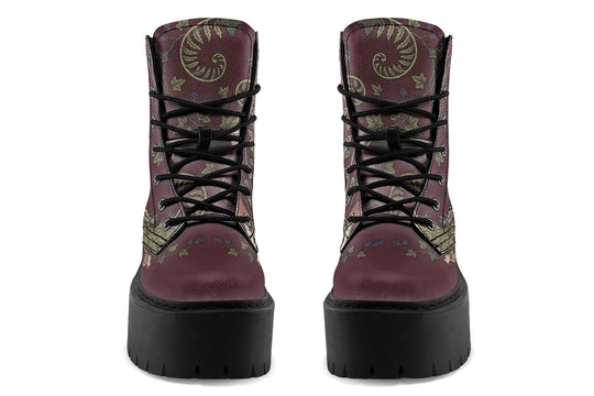 Fern Frenzy Platform Boots