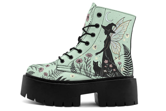 Fern Witch Platform Boots