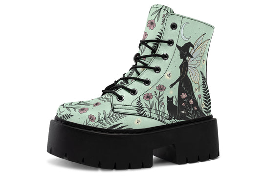 Fern Witch Platform Boots