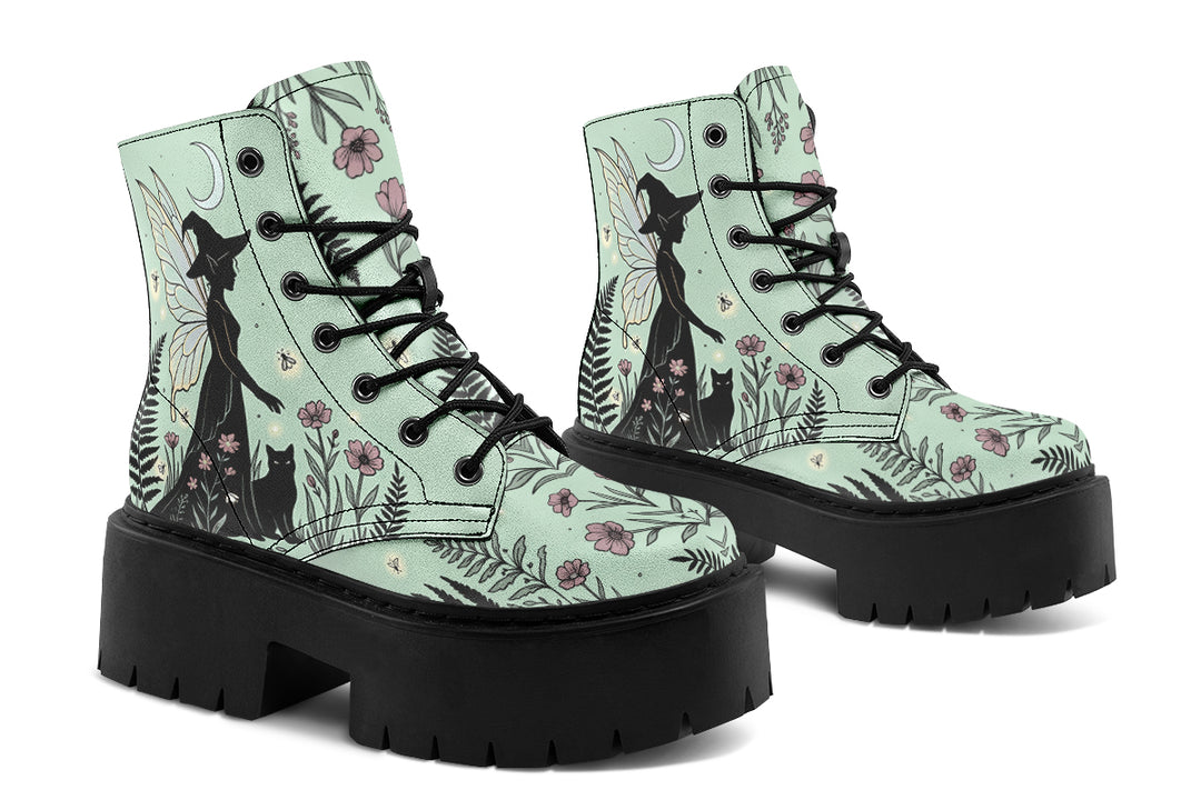Fern Witch Platform Boots
