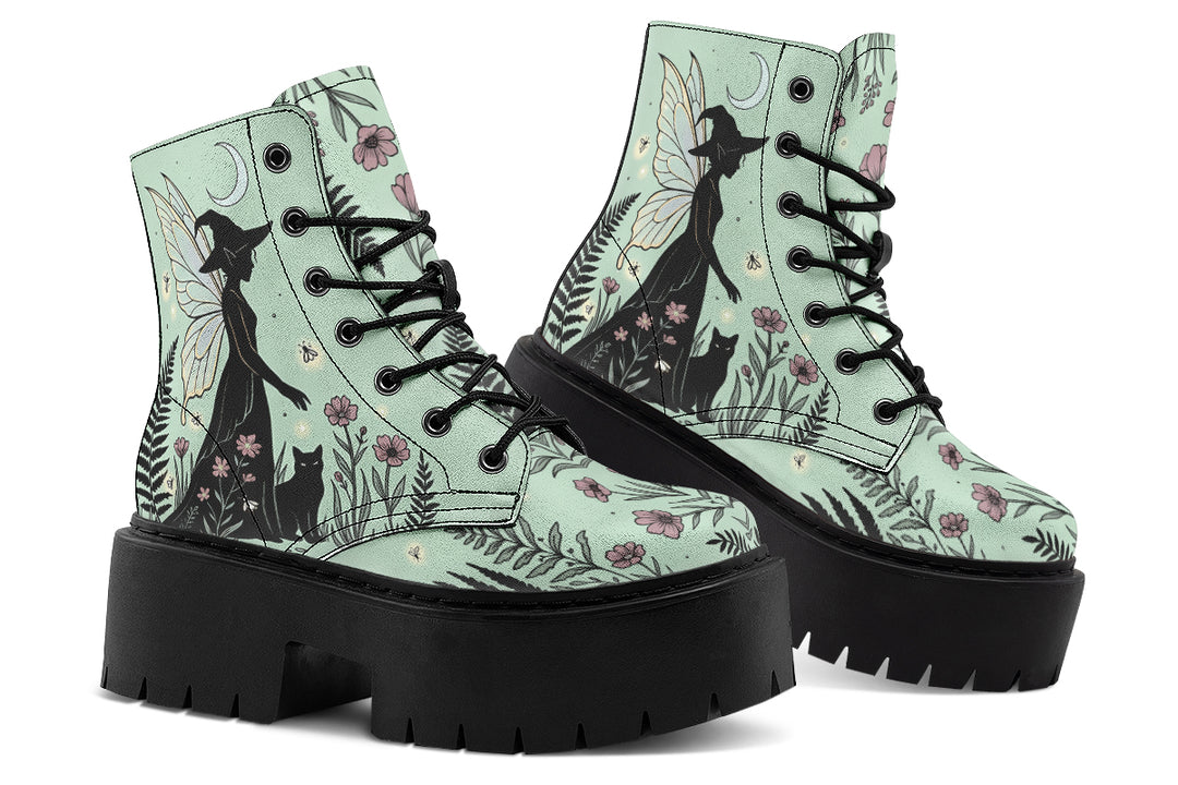 Fern Witch Platform Boots