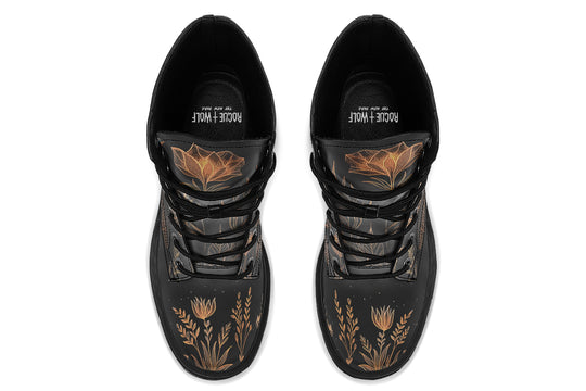 Folium Obscura Platform Boots