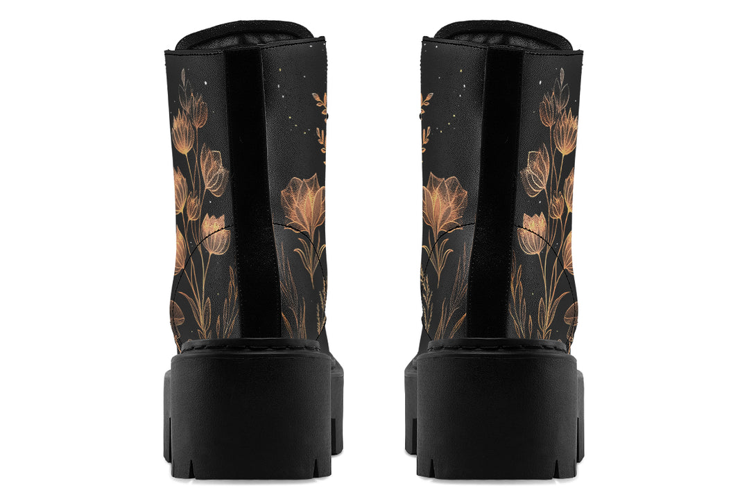 Folium Obscura Platform Boots