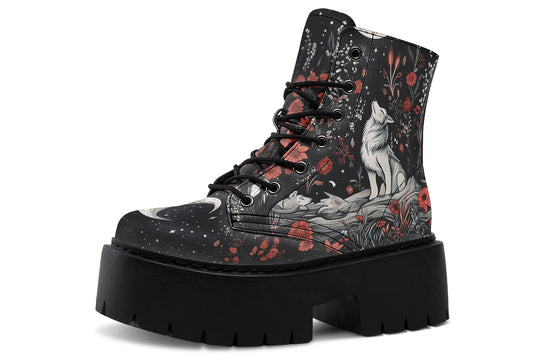 Lone Wolf Platform Boots