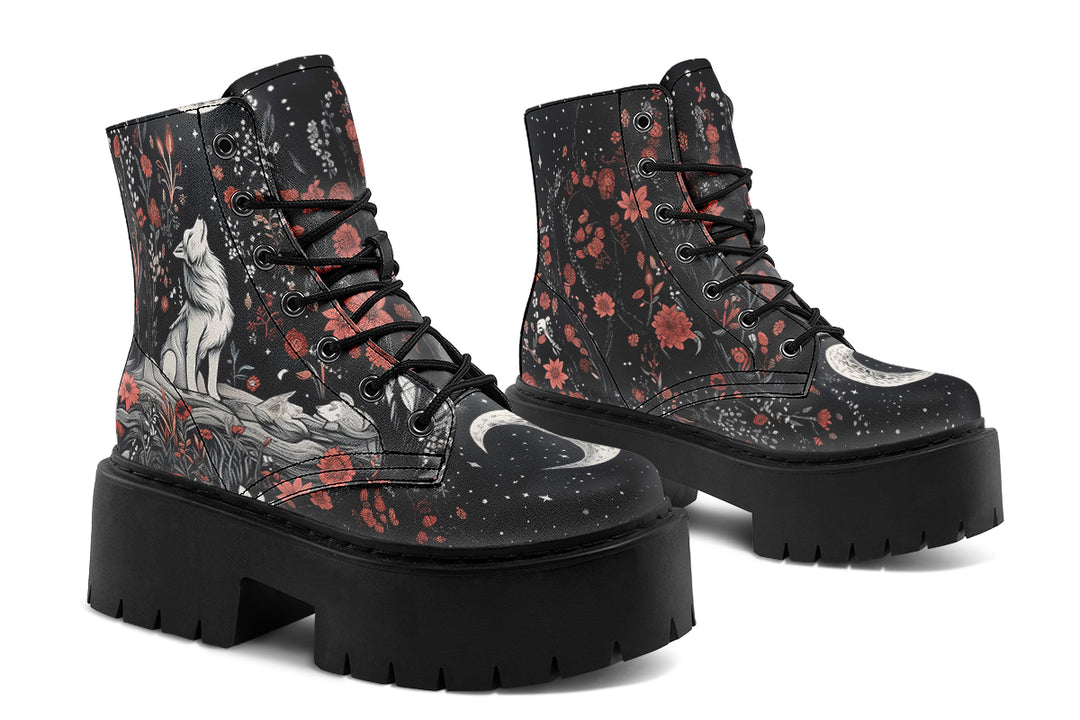 Lone Wolf Platform Boots