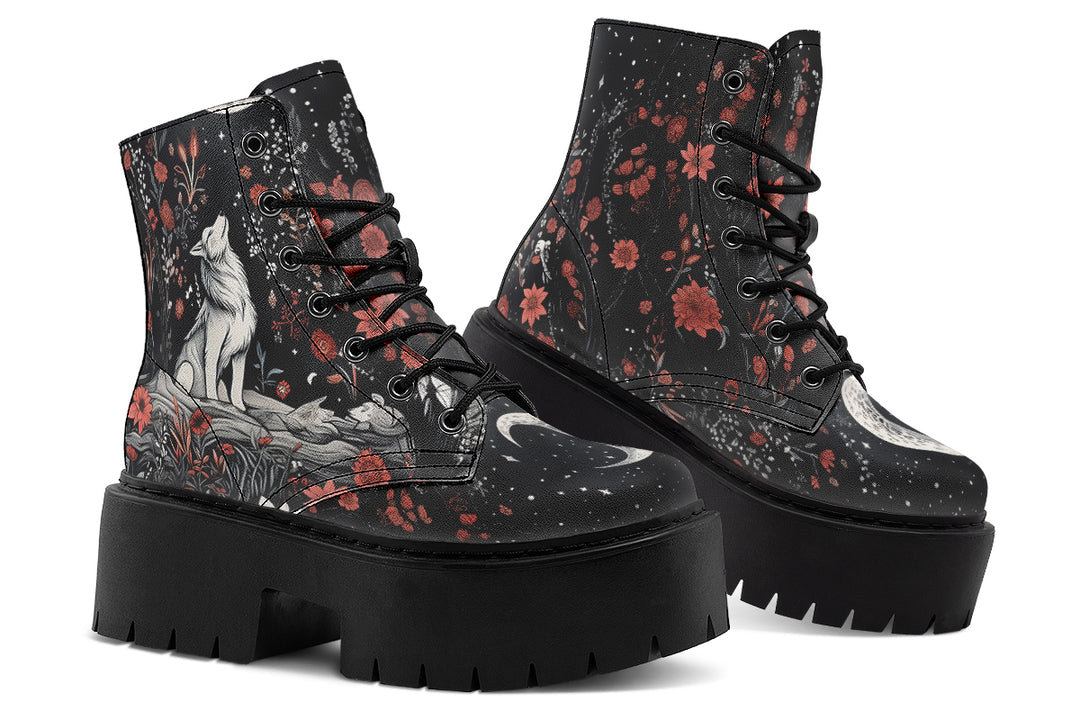 Lone Wolf Platform Boots