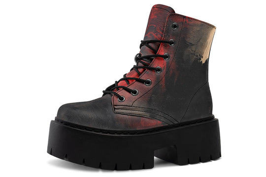 Molten Obsidian Platform Boots