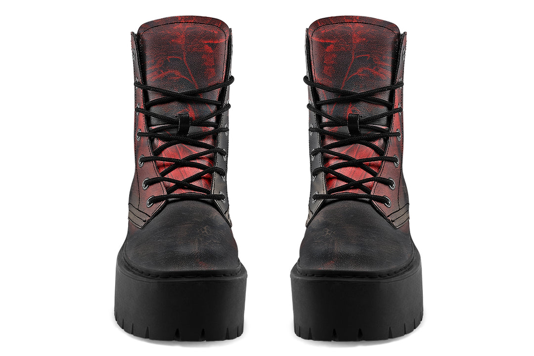 Molten Obsidian Platform Boots