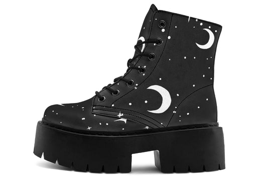 MoonDust Platform Boots