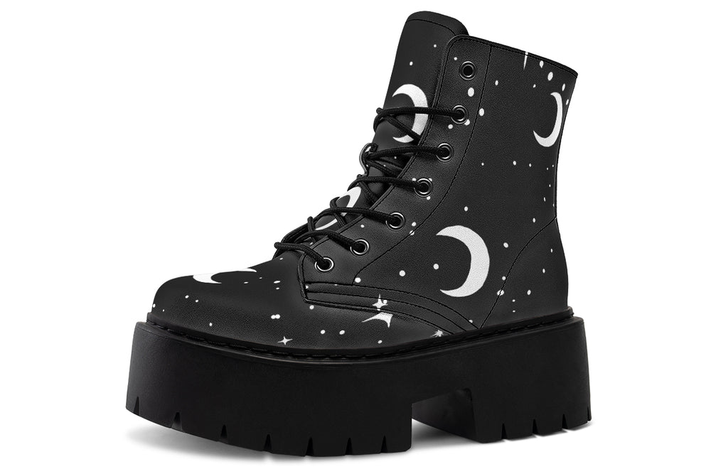MoonDust Platform Boots