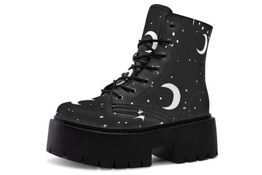 MoonDust Platform Boots