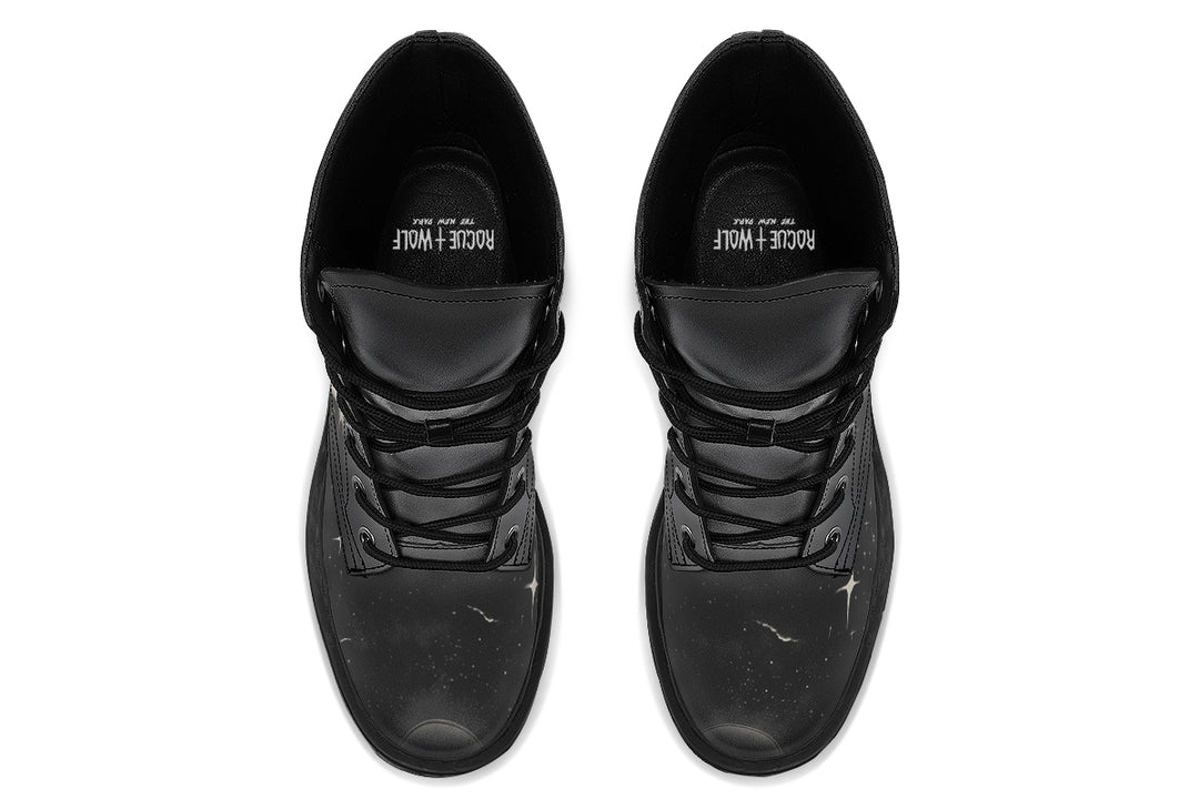 Moonlit Bat Platform Boots