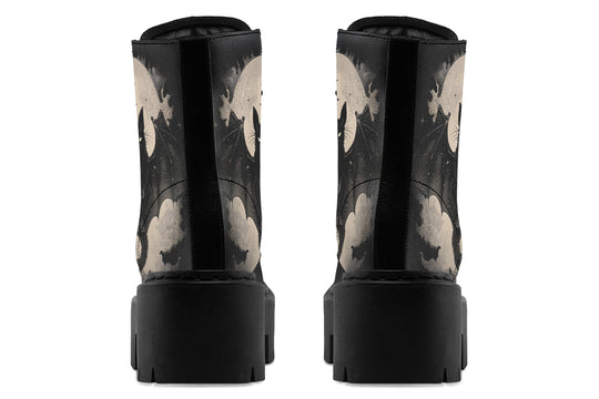 Moonlit Bat Platform Boots