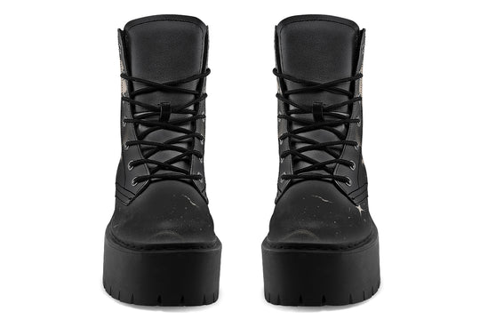 Moonlit Bat Platform Boots