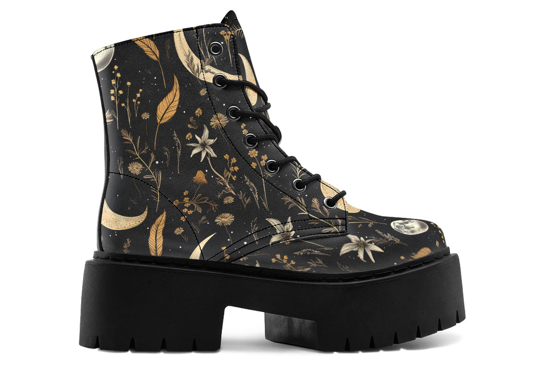 Moonlit Botanica Platform Boots