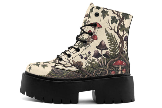 Mossy Marvel Platform Boots