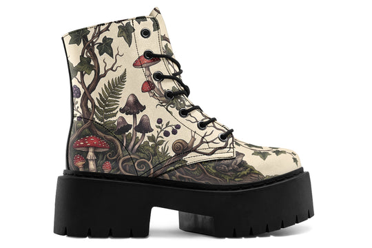 Mossy Marvel Platform Boots