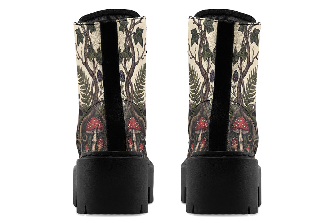 Mossy Marvel Platform Boots