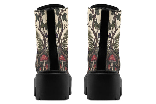 Mossy Marvel Platform Boots
