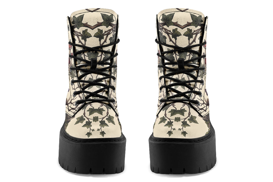 Mossy Marvel Platform Boots
