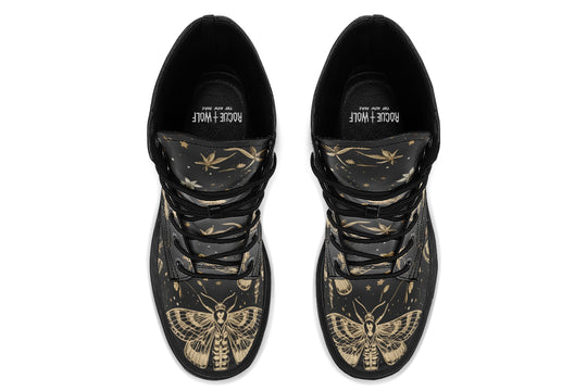 Moth Arcana Platform Boots