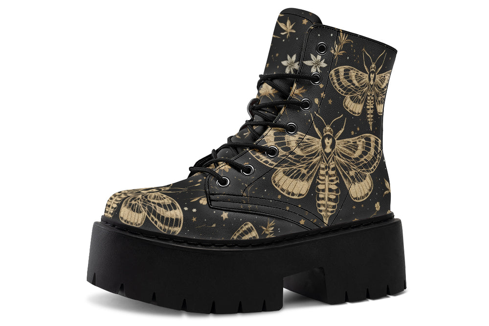 Moth Arcana Platform Boots