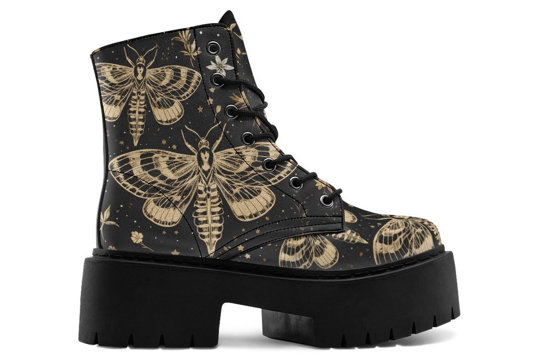 Moth Arcana Platform Boots