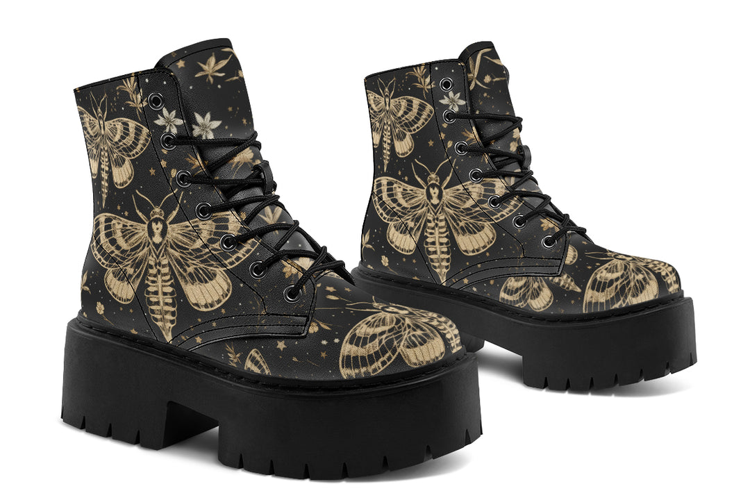 Moth Arcana Platform Boots