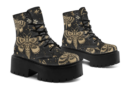 Moth Arcana Platform Boots