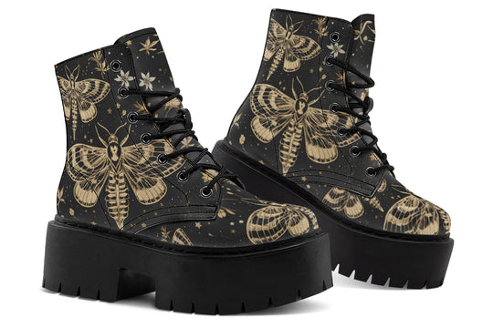 Moth Arcana Platform Boots