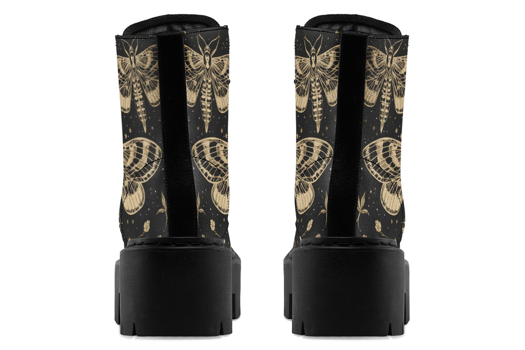 Moth Arcana Platform Boots