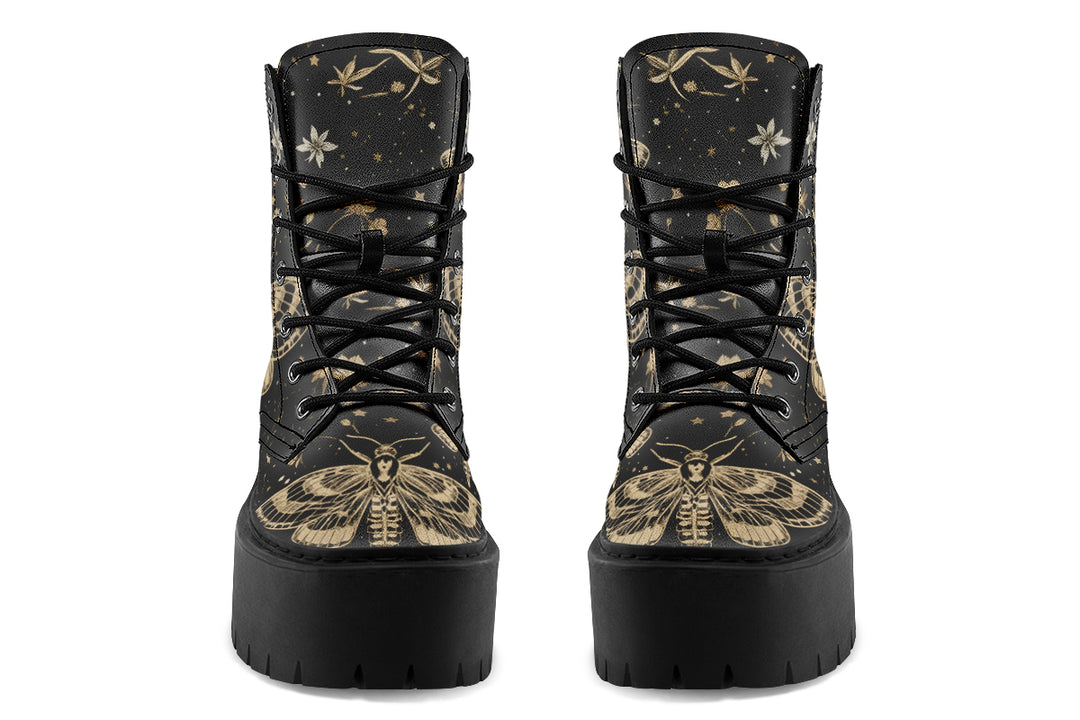 Moth Arcana Platform Boots