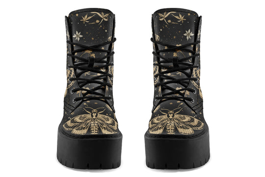 Moth Arcana Platform Boots
