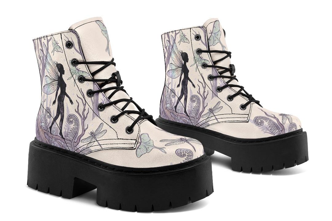 Moth Glade Platform Boots