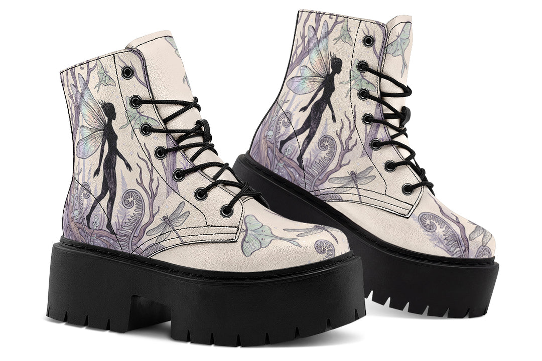 Moth Glade Platform Boots