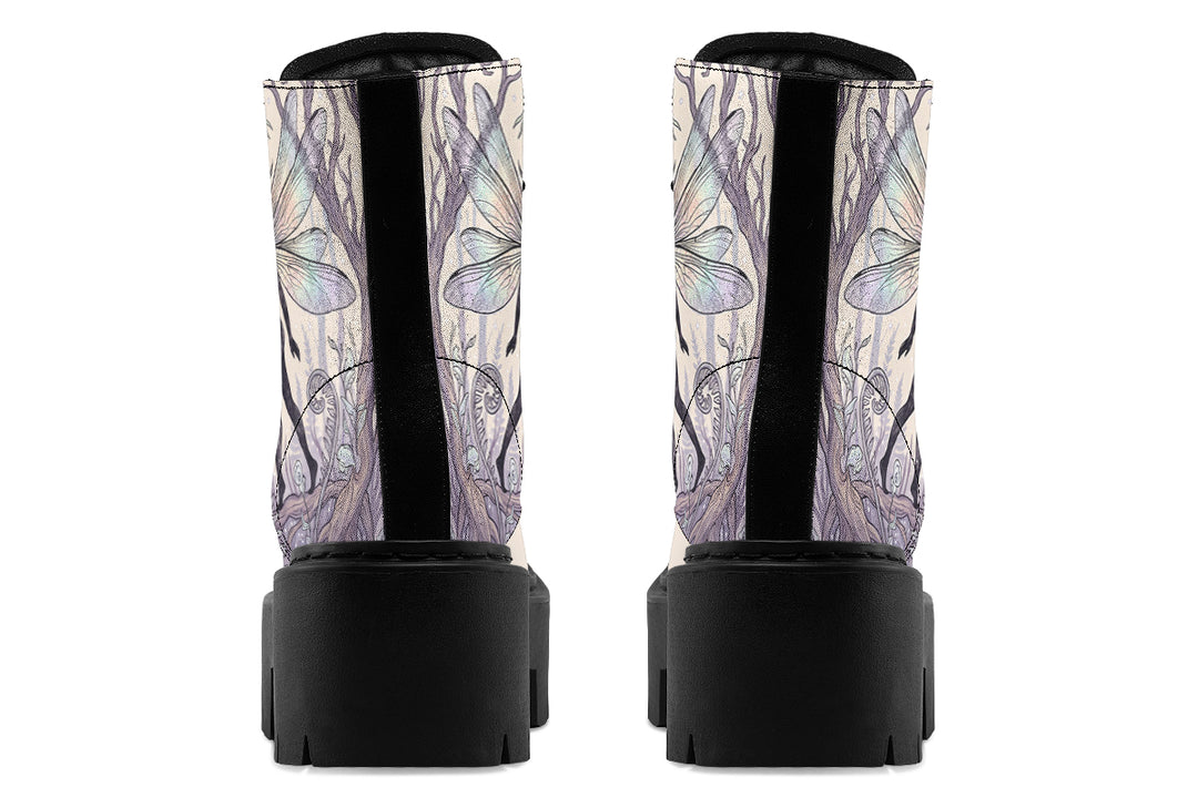 Moth Glade Platform Boots