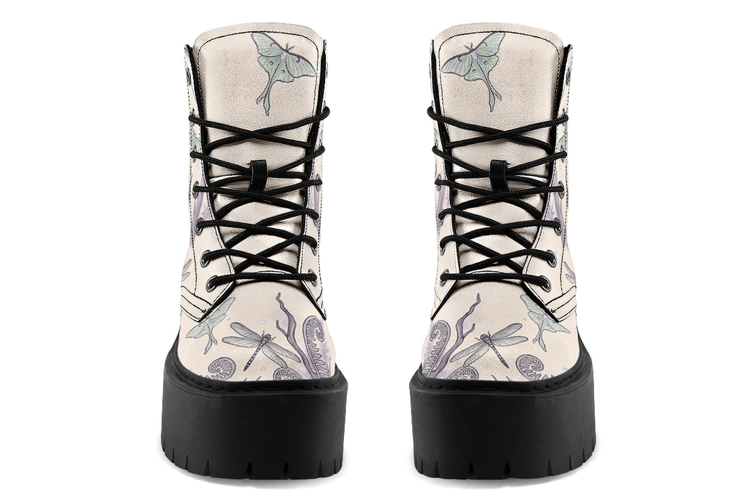 Moth Glade Platform Boots