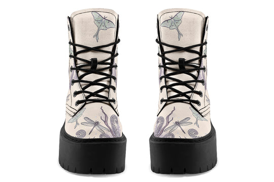 Moth Glade Platform Boots