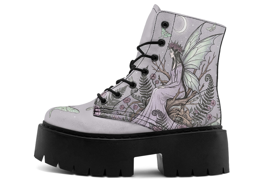 Moth Queen Platform Boots