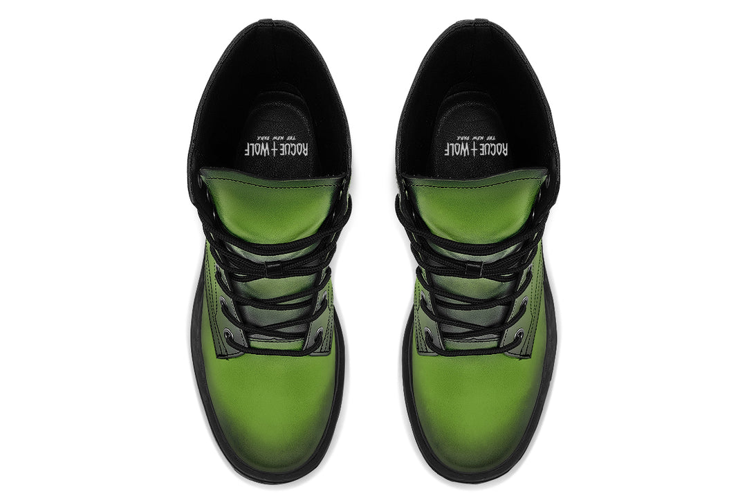 Mystic Moss Platform Boots