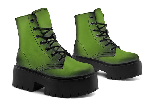 Mystic Moss Platform Boots