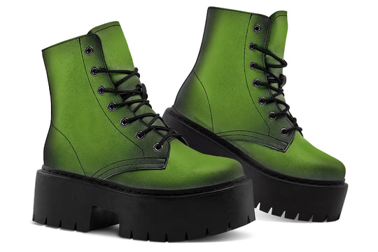 Mystic Moss Platform Boots