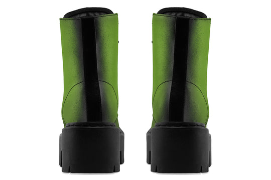 Mystic Moss Platform Boots