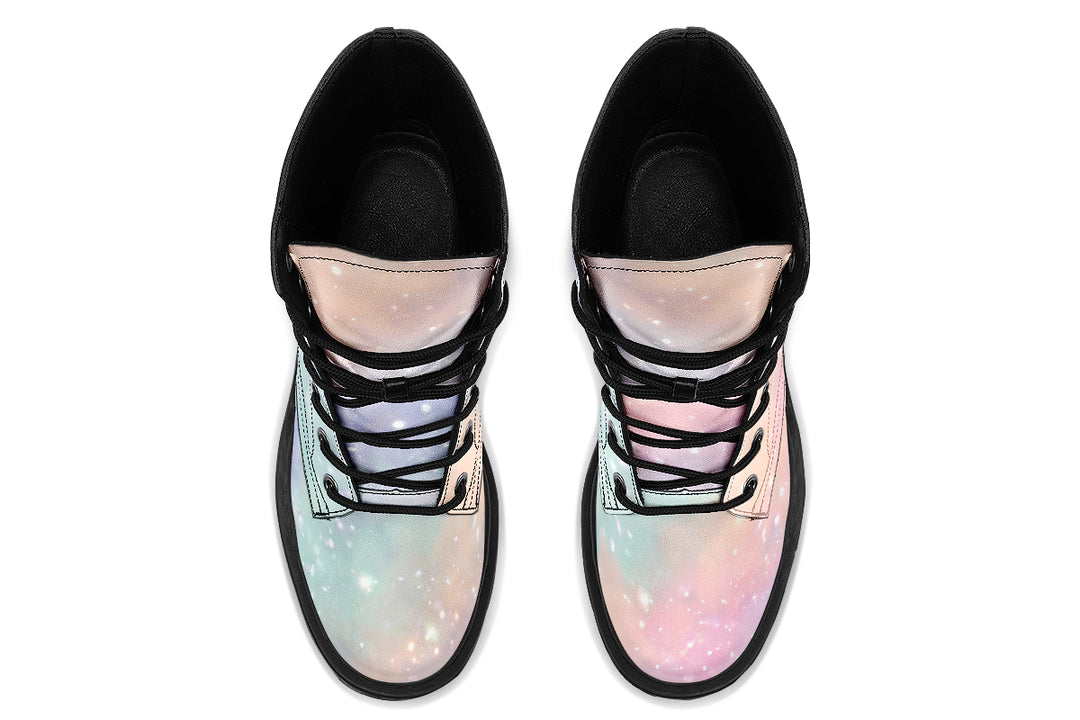 Pastel Dream Platform Boots