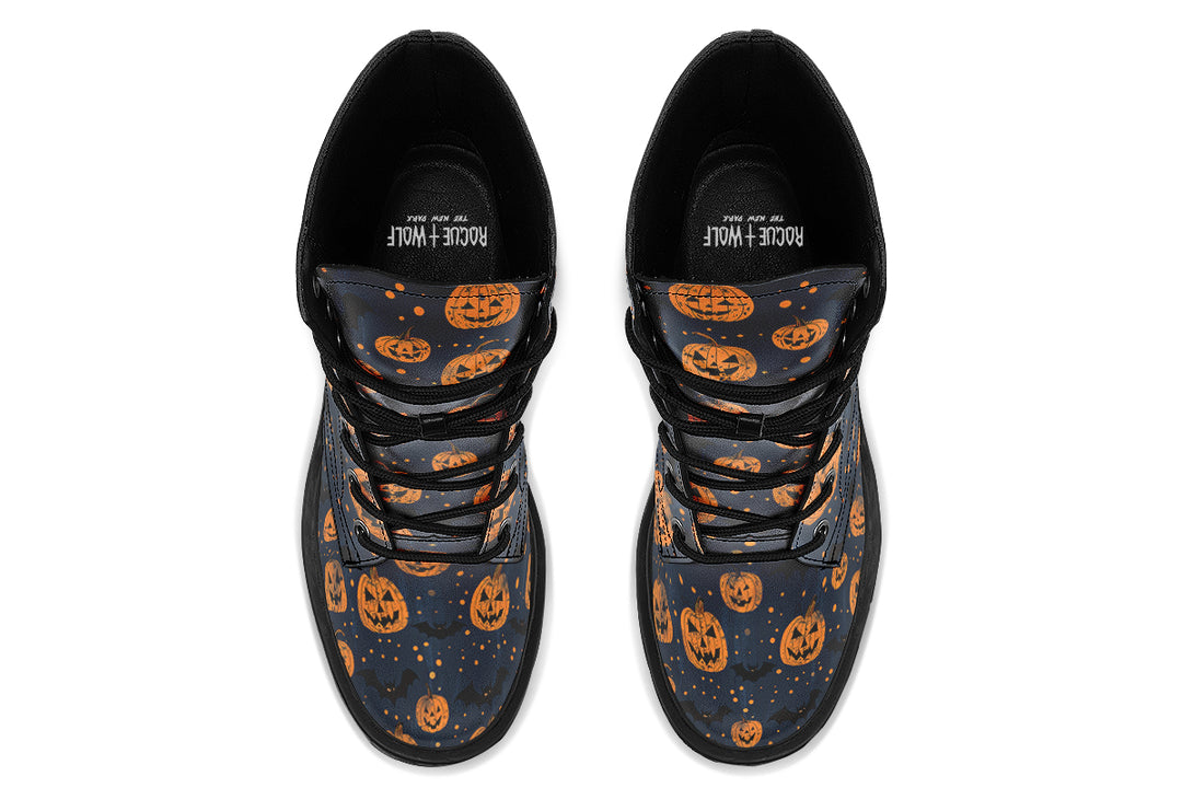 Pumpkin Party Platform Boots