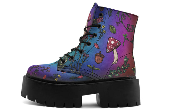 Rainbow Herbology Platform Boots